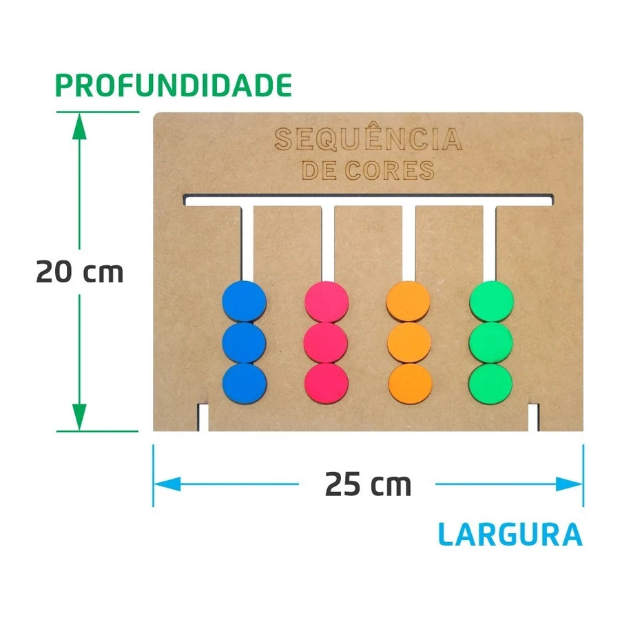 Brinquedo Sequência de Cores